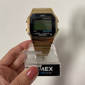 Times Classic Gold Men’s Digital Watch